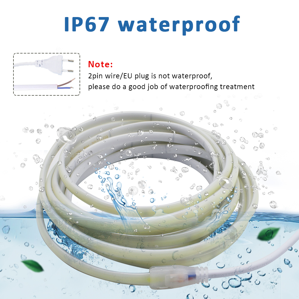 Outdoor Power Strip Weatherproof - 220V IP67 Striscia LED COB impermeabile