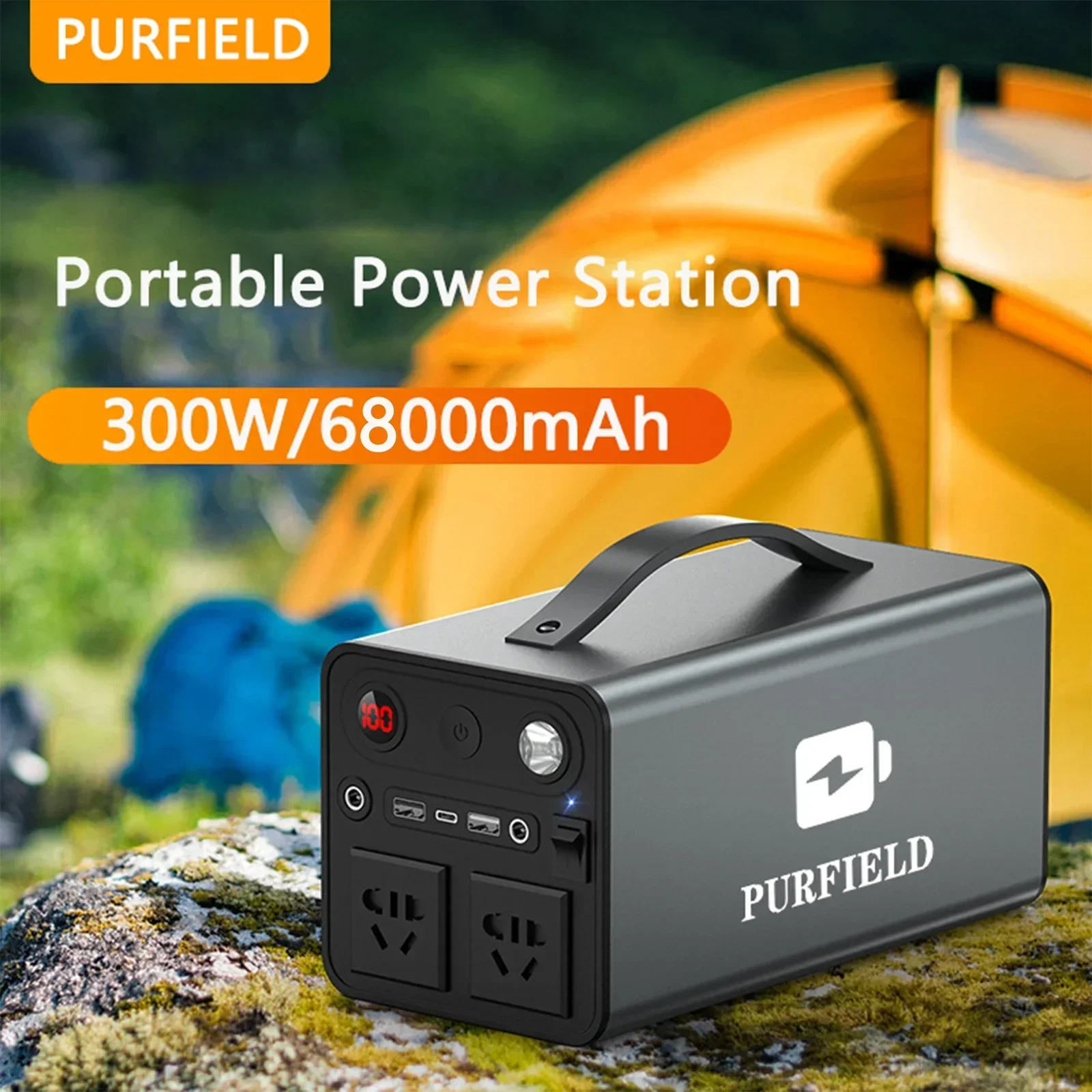 PURFIELD Potenza portatile 680 - Ac Outdoor Power recensione e prezzo