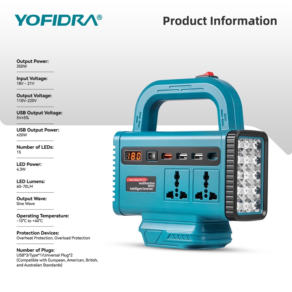 Inverter di potenza portatile  - Ac Outdoor Power recensione e prezzo